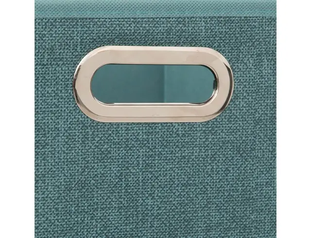 Κουτί Τακτοποίησης 5Five με διαστάσεις 31x31x31cm - Petrol Linen 138885N 3