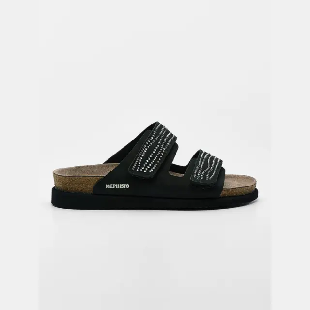 Mephisto Παντόφλες Γυναικείο δέρμα Ασημί MEP/HALMA SPARK BLACK