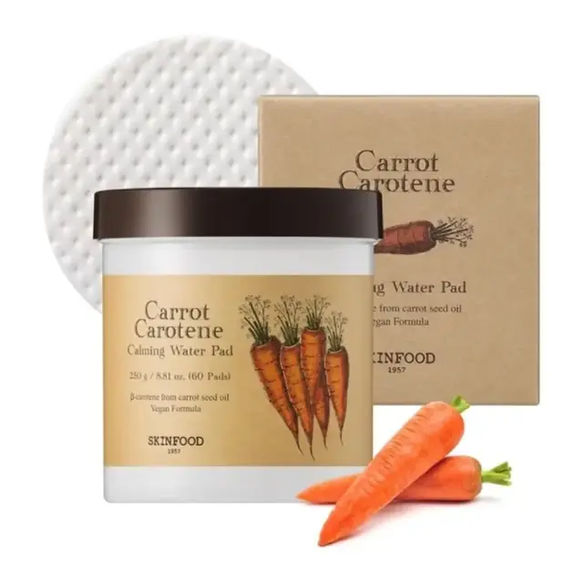 Carrot Carotene Calming Water Pad 250gr Ενυδατικά και Καταπραϋντικά εμποτισμένα pads, 60pads