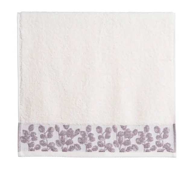 ΠΕΤΣΕΤΑ ΠΡΟΣΩΠΟΥ ODETE 50X90 NEF-NEF HOMEWARE ECRU/MAUVE
