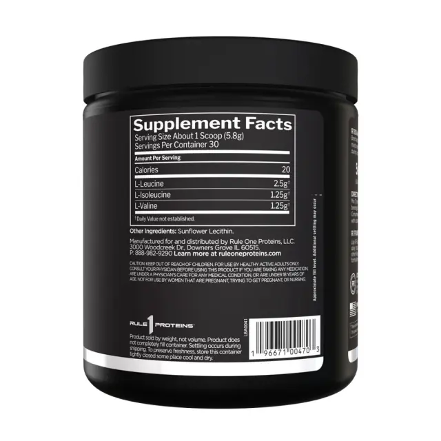 Rule1 BCAAs unflavored, 30-servings 3
