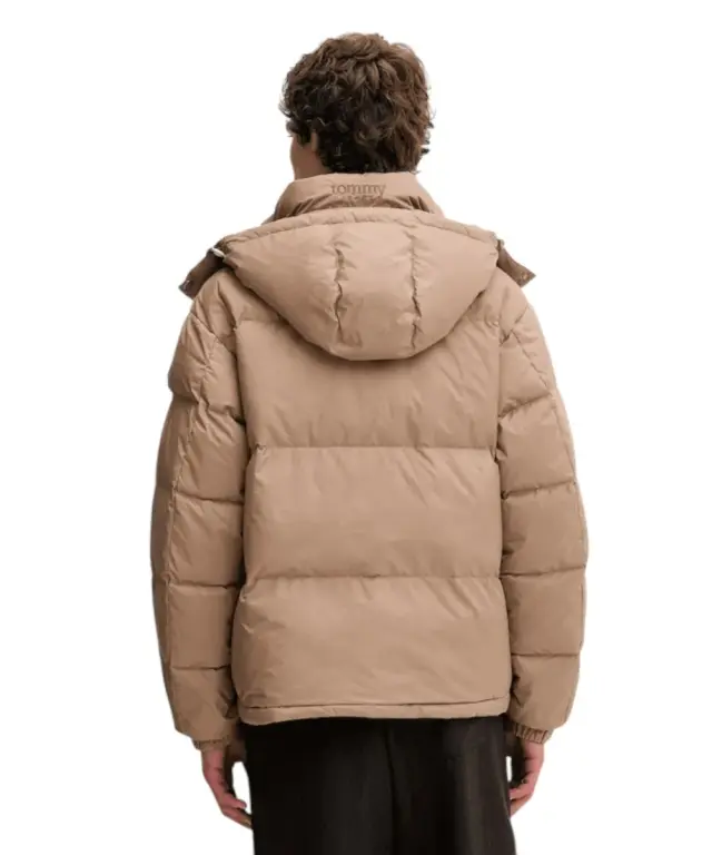 Tommy Hilfiger - Ανδρικό Πουπουλένιο Μπουφάν Puffer Tjm Alaska DM0DM22036-AFE Μπεζ - L 3