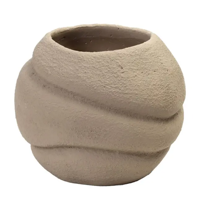 Βάζο l τσιμεντένιο καφέ 30x30x26,5cm Espiel RAH101