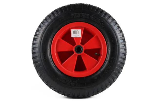 Wheel + tyre large supported on ball bearings 20 m