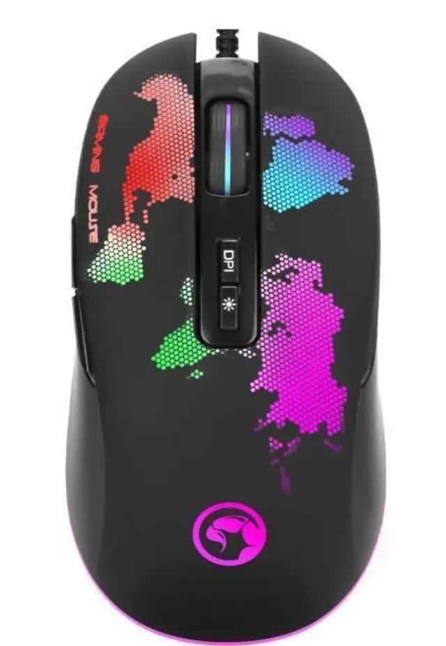 Marvo Scorpion M422 RGB Gaming Ποντίκι 4800 DPI Μαύρο 2