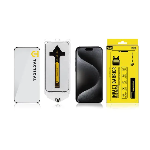 Tactical Impact Barrier Glass for Rookies for Apple iPhone 15 Pro 2