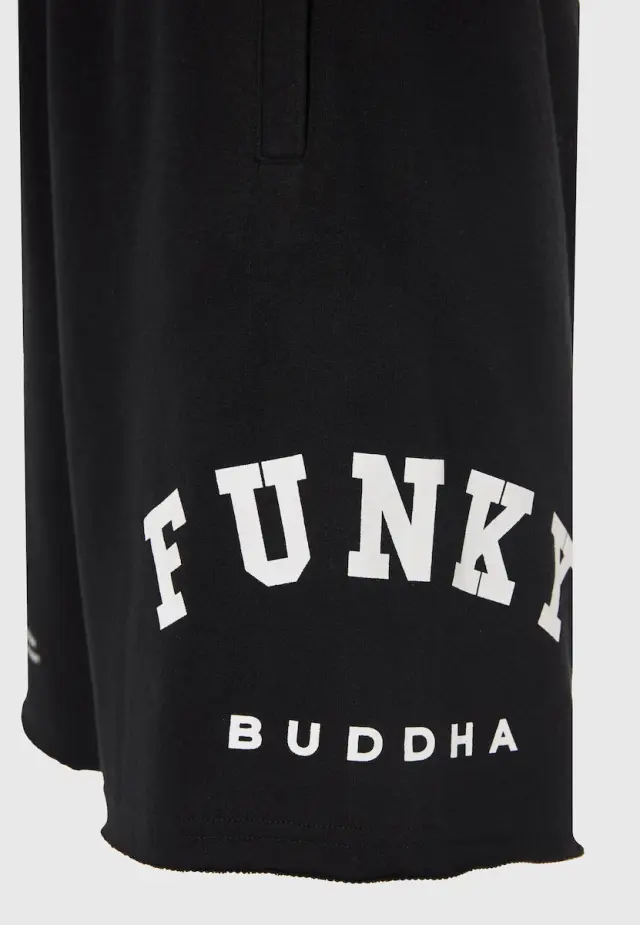 Funky Buddha Style Men’s Athletic Shorts Training & Gym Black FBM013-051-03-Black - 3XL 2
