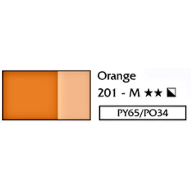 Λάδι Ζωγραφικής Lefranc Louvre - 201 Orange - 20ml