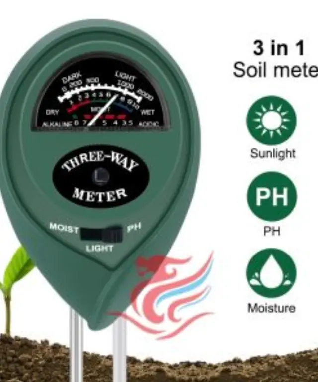 Μετρητής PH & Υγρασίας Εδάφους για Φυτά Soil Meter