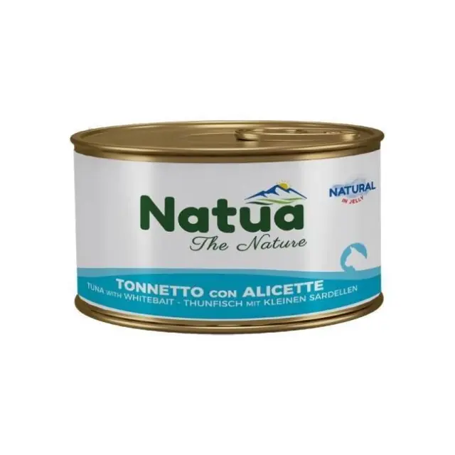 Natua Adult Tuna & Whitebait Κονσέρβα για Γάτες με Τόνο & Μαρίδα 85gr