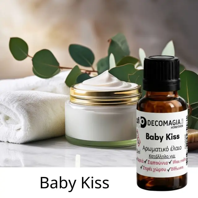 Άρωμα για κερί και σαπούνι 50ml, Baby Kiss