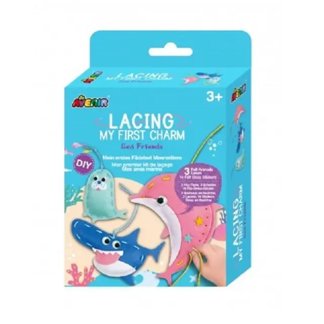 Παιδικό Σετ Ραπτικής Κούκλα Κούκλες DIY Avenir Lacing Sea Friends