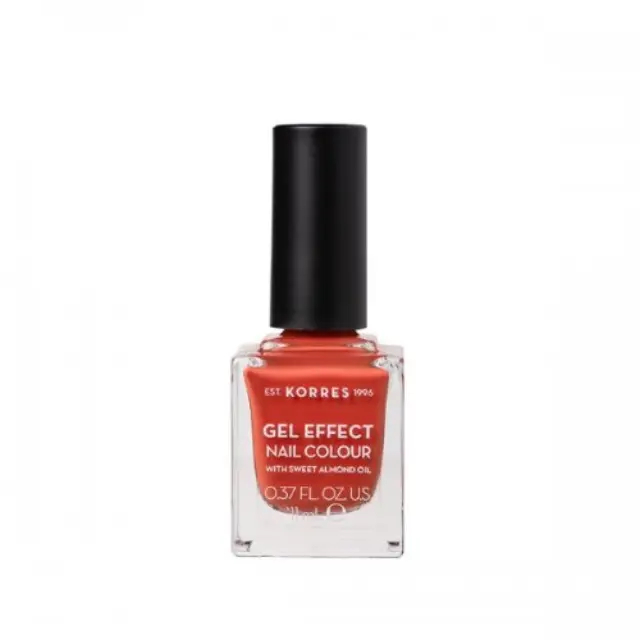 Korres Gel Effect Nail Colour No50 Pumpkin Spice 11ml (Ημιμόνιμό Βερνίκι Νυχιών - Κεραμιδί Χρώμα) 2