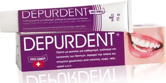 Emoform Depurdent Οδοντόκρεμα για Καθαρισμό, Γυάλισμα και Λεύκανση των Δοντιών, 50ml