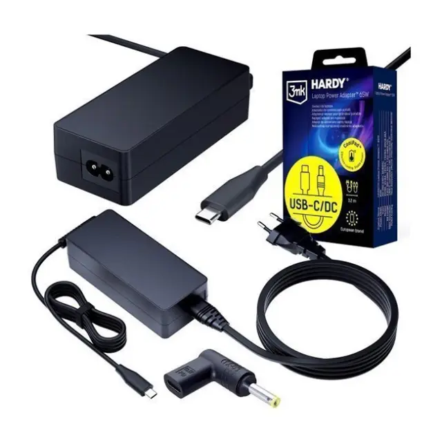 3mk Φορτιστής Hardy 65W 20V USB-C / DC (5903108753807)