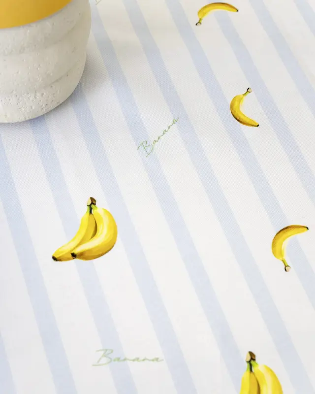 Αλέκιαστο Τραπεζομάντηλο Banana Σιέλ, Κίτρινο Τραπεζομάντηλο 140x240 2