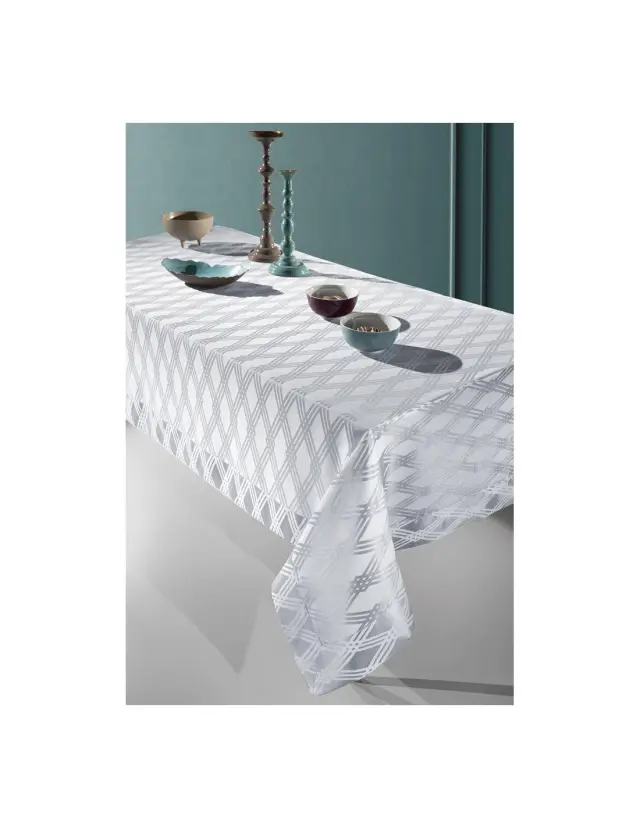 Τραπεζομάντηλο Guy Laroche Ottimo Silver 160x220