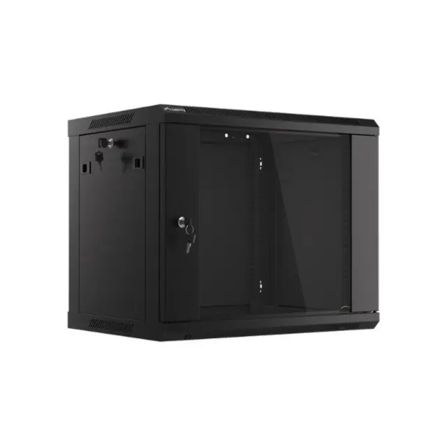 Lanberg Καμπίνα Rack 19" 9U 600X450 Black V2 (WF01-6409-10B)