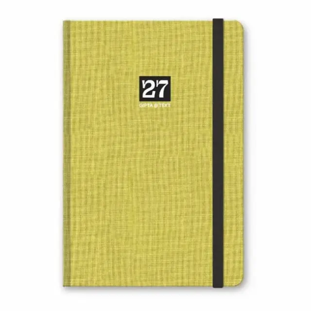 Gipta Εβδομαδιαία Ατζέντα Text Book 2027 9x16 Φυστικί (627-1209-97)