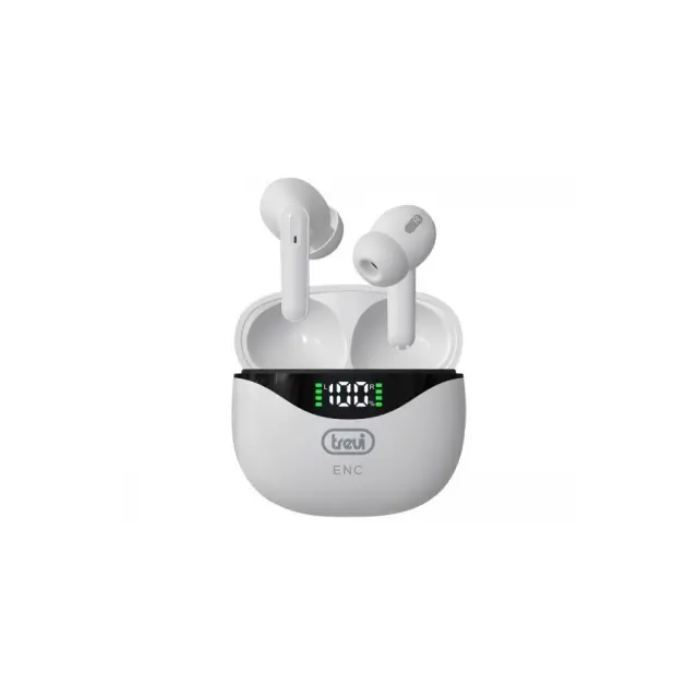 Trevi Hmp-12e40 In-ear Bluetooth Handsfree Ακουστικά με Θήκη Φόρτισης Μπεζ