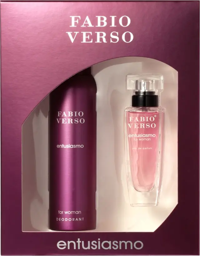BI-ES Fabio Verso Entusiasmo Γυναικείο Σετ Δώρου 2τμχ: Eau de Parfum 50ml + Deodorant 150ml