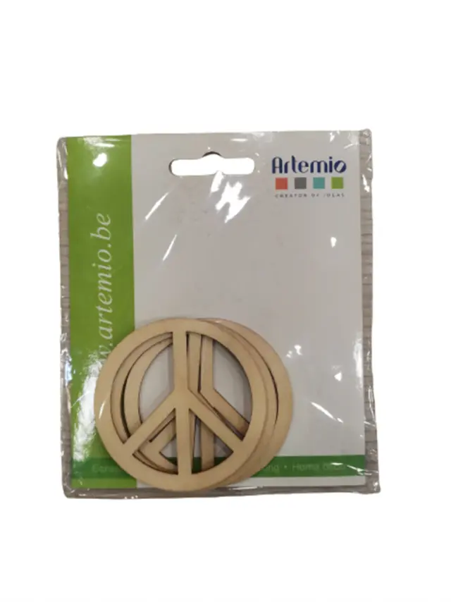 Artemio Ξύλινο Σετ 3τεμ Peace & Love / 14001344 (Artemio)