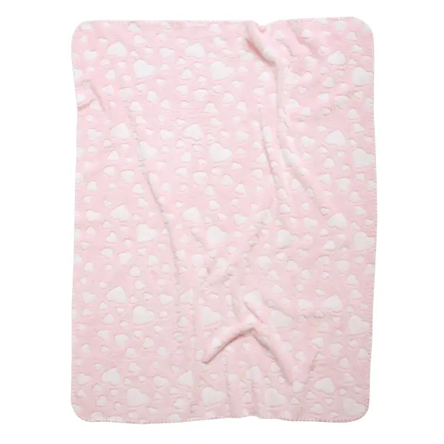 Κουβέρτα Αγκαλιάς 75x100 Fleece Relax Das Home 4907 Pink 100% Πολυέστερ 2