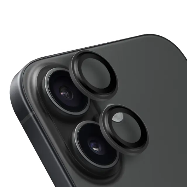 OBAL:ME Lens Protector for Apple iPhone 16/16 Plus Black