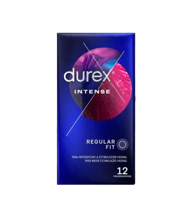 Durex Προφυλακτικά Intense Orgasmic με Ραβδώσεις 12τμχ 2