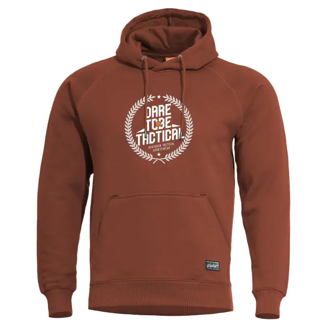 Pentagon Phaeton "Laurel" Hood Sweater-Μπλούζα Φούτερ για Καθημερινή Χρήση - 83-SprinBok Green-Πράσινο Σκούρο 3
