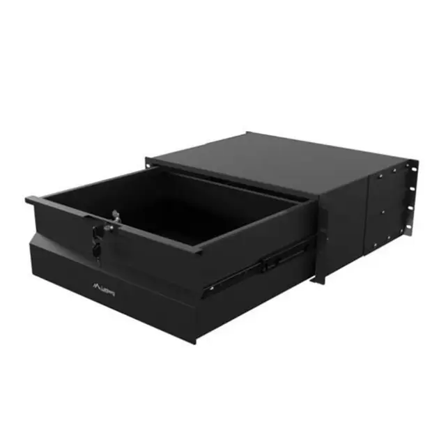 Lanberg 19" Drawer 4U 483X360mm Max Load Capacity 90KG 4point Assembly Black (AK-2004-B)