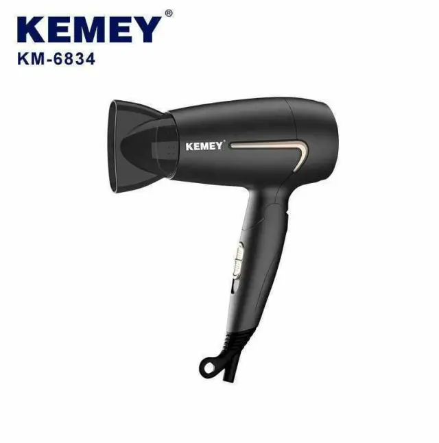 Kemei Πιστολάκι Μαλλιών Ταξιδίου 1800W KM-6834