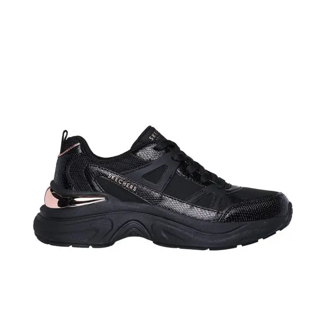 Skechers Snake Trimmed Perforated Durl (177576-BBK) - Μαύρο - 39.5