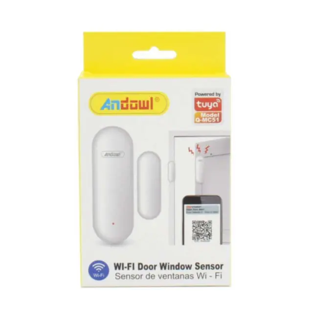 Andowl WiFi Αισθητήρας Πόρτας/Παραθύρου Μπαταρίας Q-MC51 2