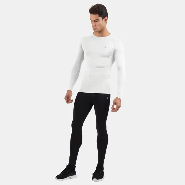 Magnetic North Base Layer Top Ανδρική Ισοθερμική Μακρυμάνικη Μπλούζα 50004-WHITE - XL 2