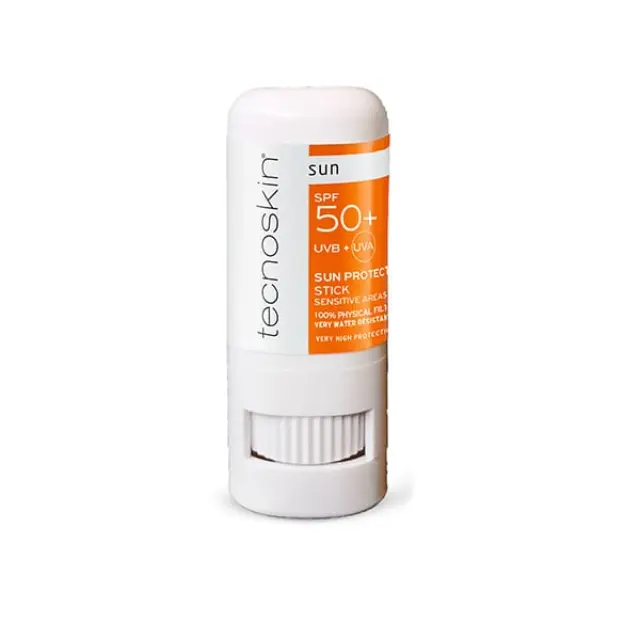 Tecnoskin Sun Protect Stick SPF50 Αντηλιακό Στικ Για Ευαίσθητες Περιοχές 10gr