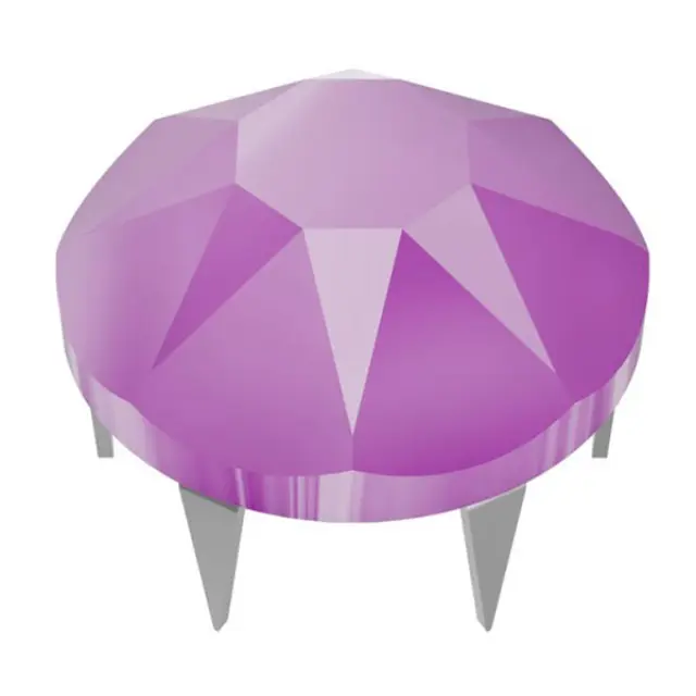 Swarovski Τρουκς 53303 Rose Pin 2078 Xirius Rose SS20 (4.8mm) Crystal Electric Violet - Stainless Steel Casing - 20τεμ