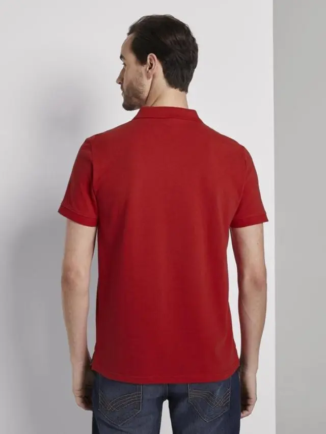 TOM TAILOR BASIC POLO ΑΝΔΡΙΚΟ RED 2