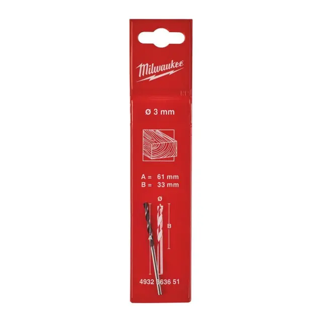 Milwaukee 4932363651 - ΤΡΥΠΑΝΙ ΑΚΙΔΟΣ 3X60mm MW 2