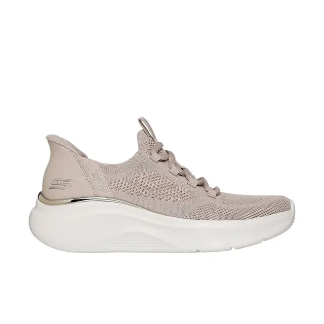 Skechers Slip In Knit Lace Up (117617-TPE) - Μπέζ