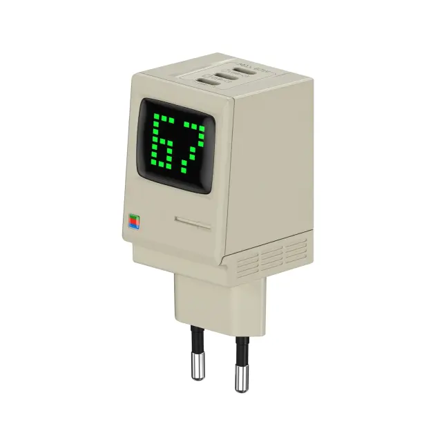 Sharge Retro 67 Αντάπτορας Φόρτισης με 3 Θύρες USB-C
