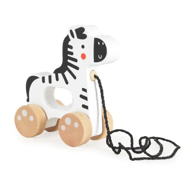 Ξύλινος Συρόμενος Zebra TJ010 Tooky Toy 6972633376361