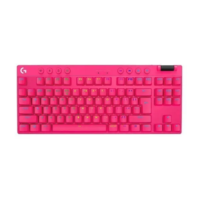 Logitech Gaming Keyboard G Pro X TKL Lightspeed Pink (920-012159)