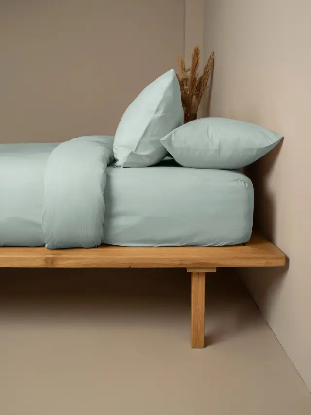 Σεντόνι Cotton Feelings φλατ 105 Aqua Υπέρδιπλο (235x270) Sunshine