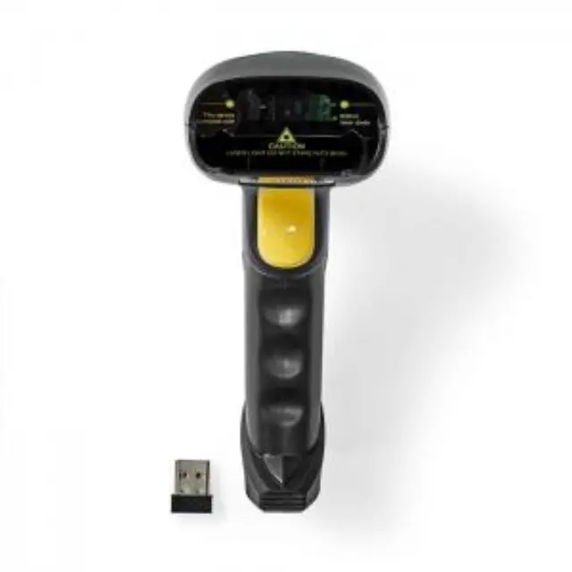 Ασύρματος σαρωτής barcode USB υψηλής ακρίβειας, σε μαύρο χρώμα. 3