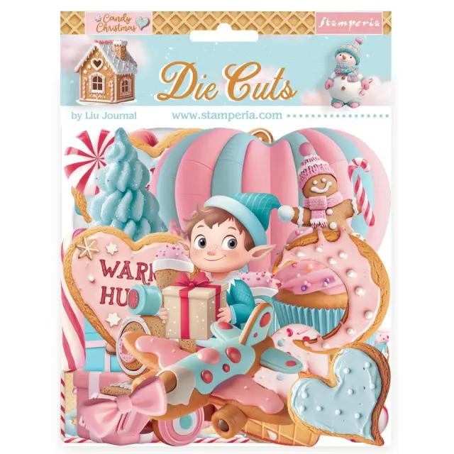 Die Cuts Stamperia, Candy Christmas