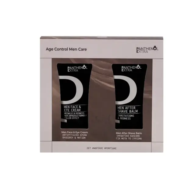 Panthenol Extra Promo Age Control Men Care Face & Eye Cream Κρέμα για Πρόσωπο & Μάτια 75ml & After Shave Balm 75ml