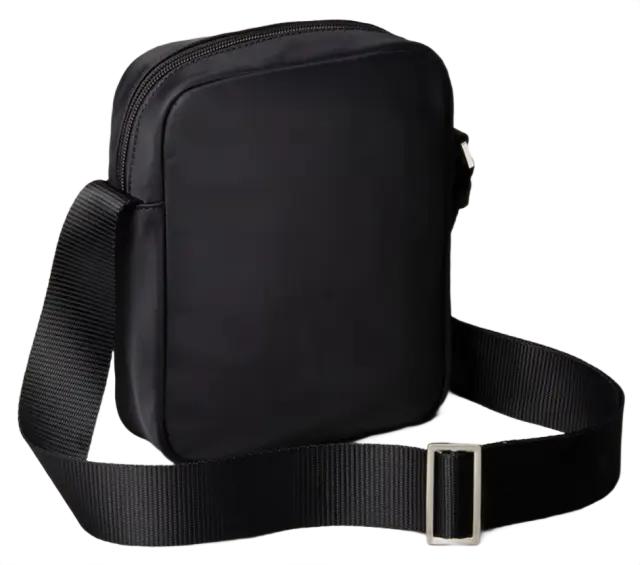 Calvin Klein Sleek Reporter Nylon Crossbody Bag Ανδρικό Τσαντάκι Ώμου Μαύρο 3
