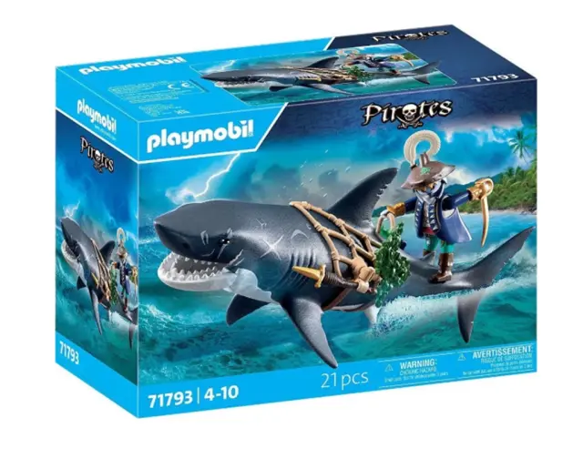 Playmobil Pirates Πειρατής με Γιγαντιαίο Καρχαρία / 71793 (Playmobil)