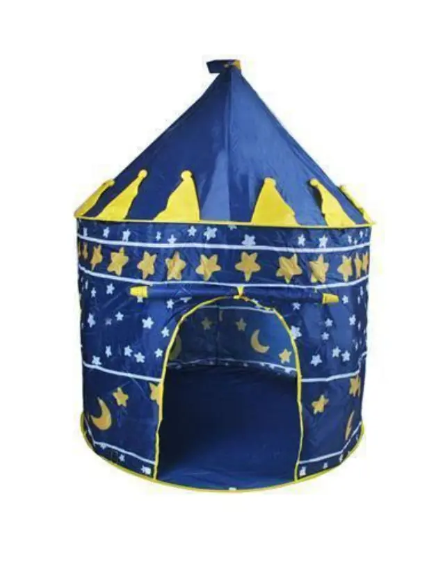 Παιδική Σκηνή Pop Up Tent, σε σχήμα κάστρου με ύψος 135cm σε μπλε χρώμα 3
